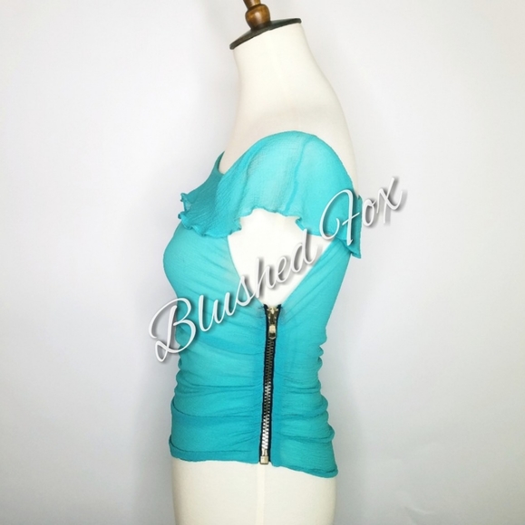 Vintage Chloe Horse Collection Top Silk Runway Blouse Stella McCartney Y2K - Picture 7 of 10